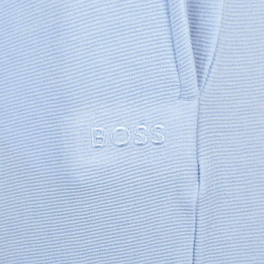 Image number 3 for BOSS Rib Shorts Blue
