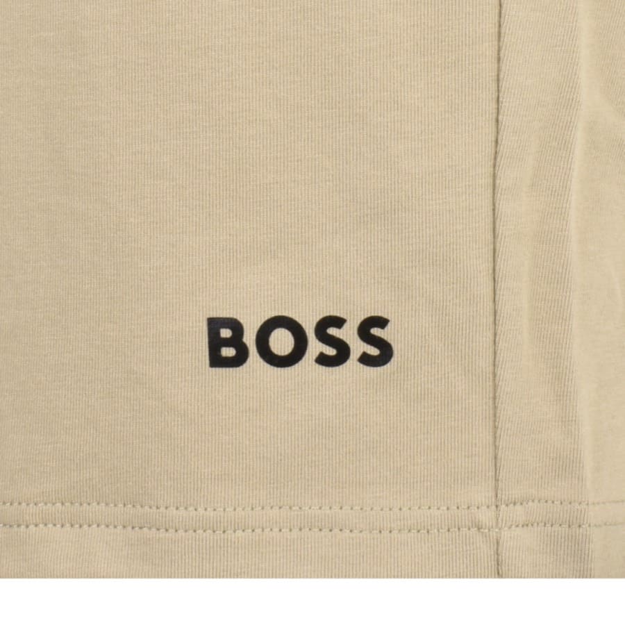 Image number 3 for BOSS Unique Jersey Shorts Beige