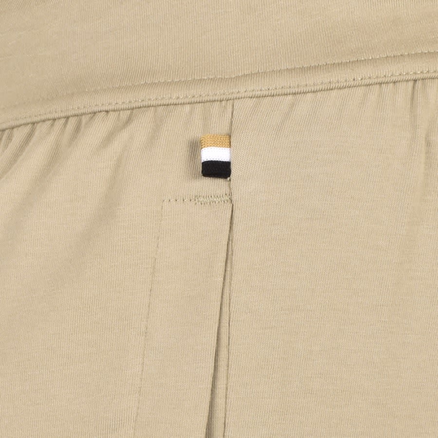 Image number 4 for BOSS Unique Jersey Shorts Beige