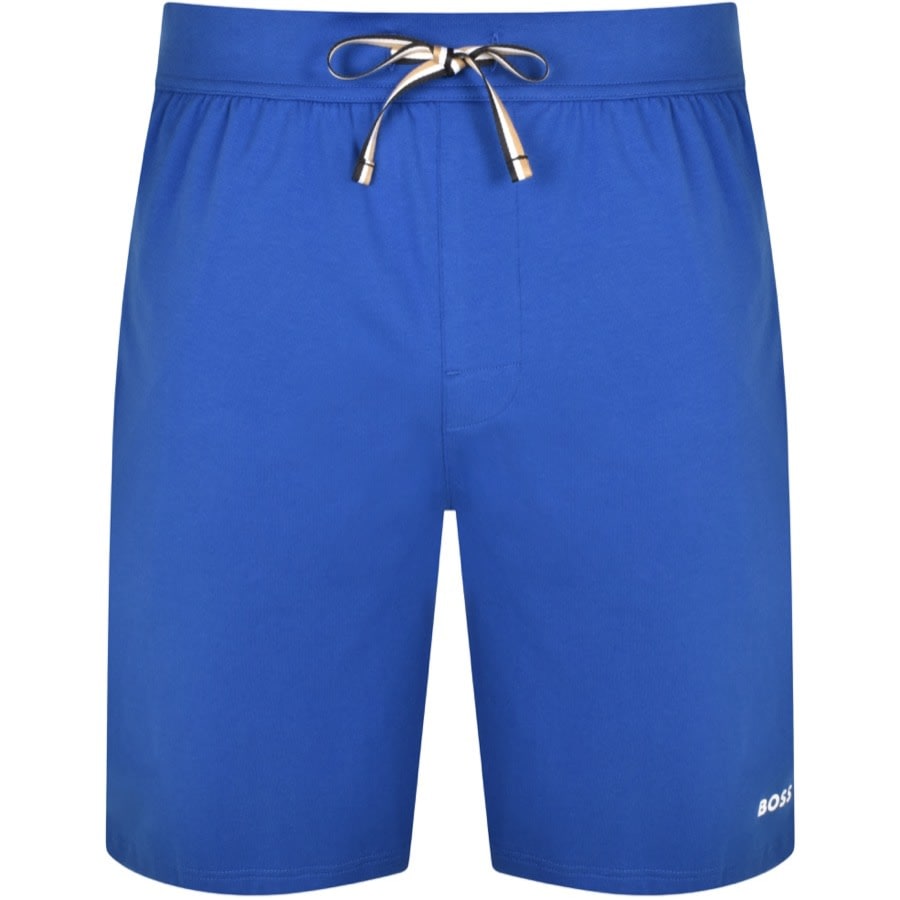 Image number 1 for BOSS Unique Jersey Shorts Blue