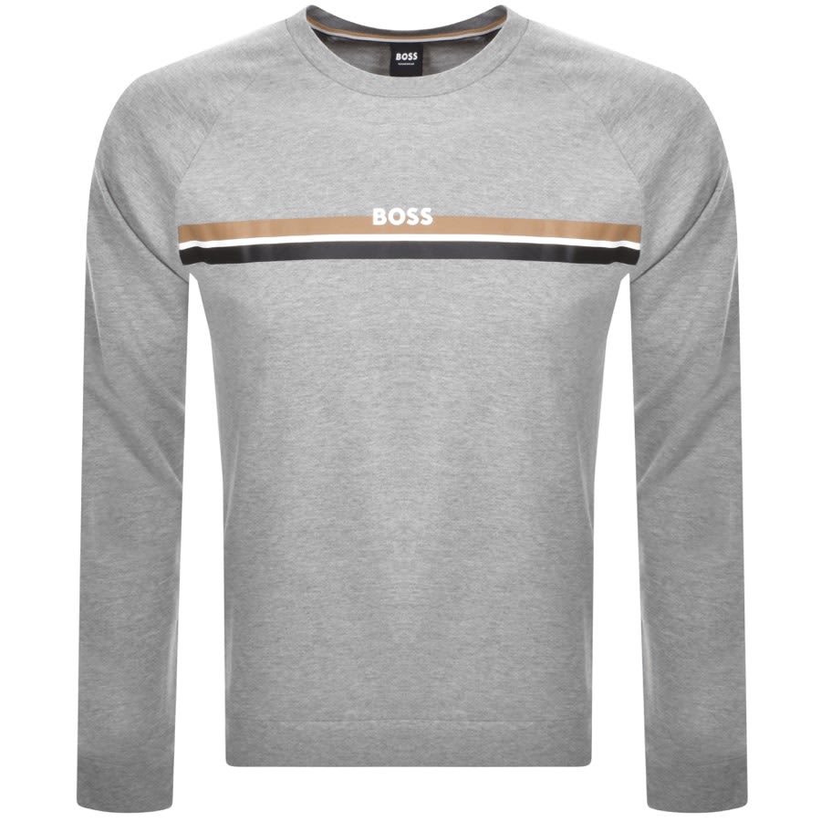 Image number 2 for BOSS Authentic Tracksuit Grey