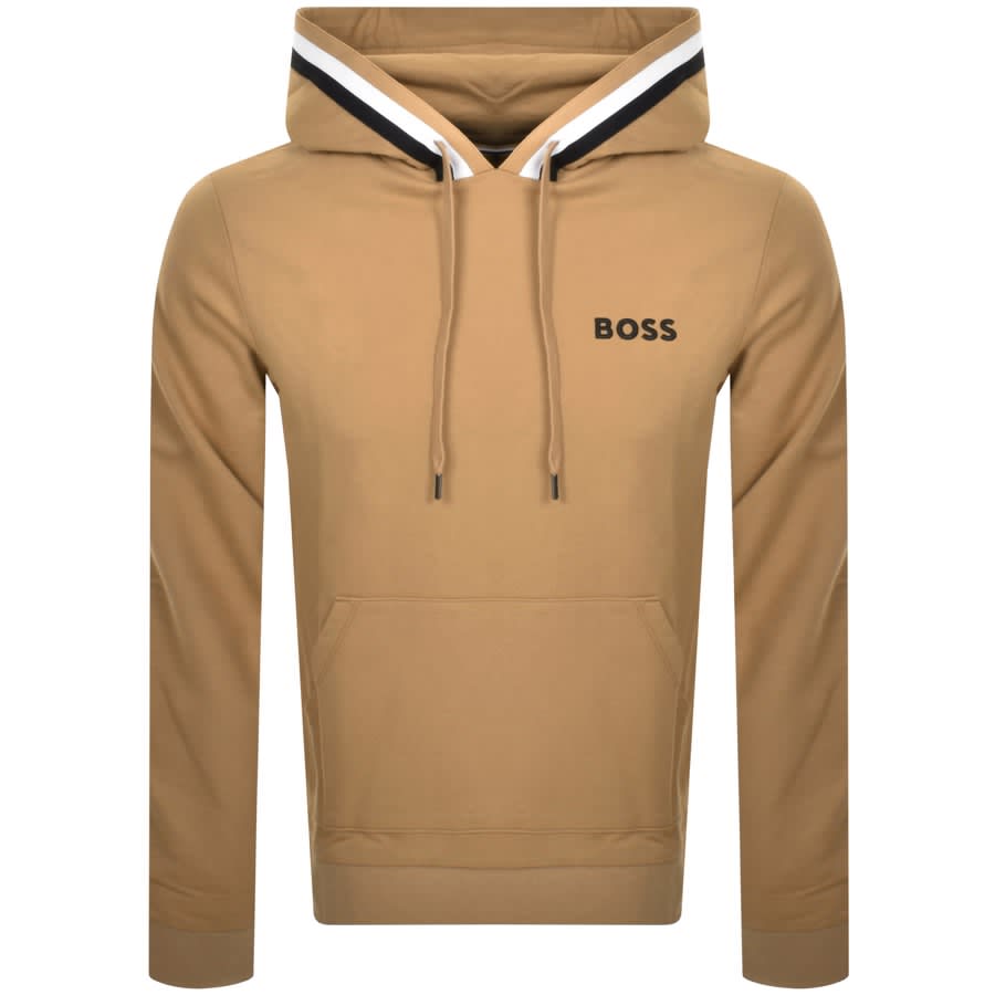 Image number 1 for BOSS Iconic Hoodie Brown
