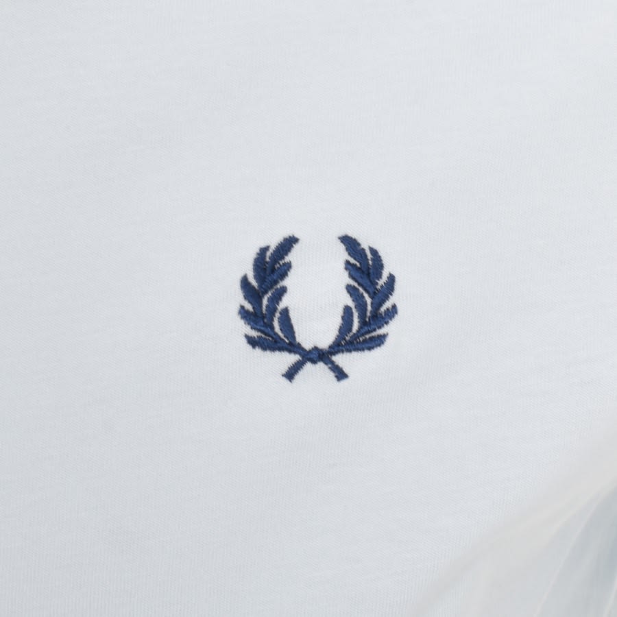 Image number 3 for Fred Perry Crew Neck T Shirt Blue