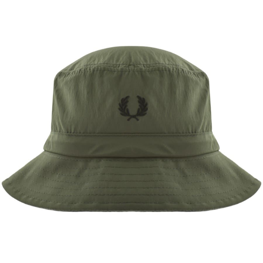 Image number 1 for Fred Perry Adjustable Bucket Hat Green