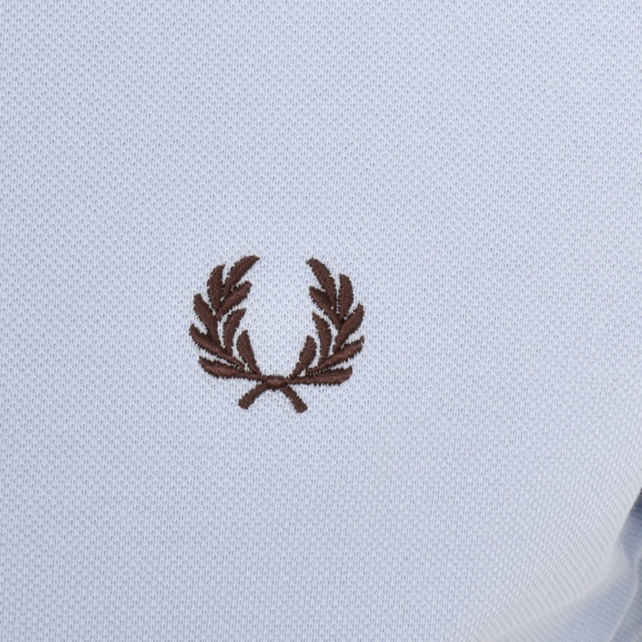 Image number 3 for Fred Perry Twin Tipped Polo T Shirt Blue