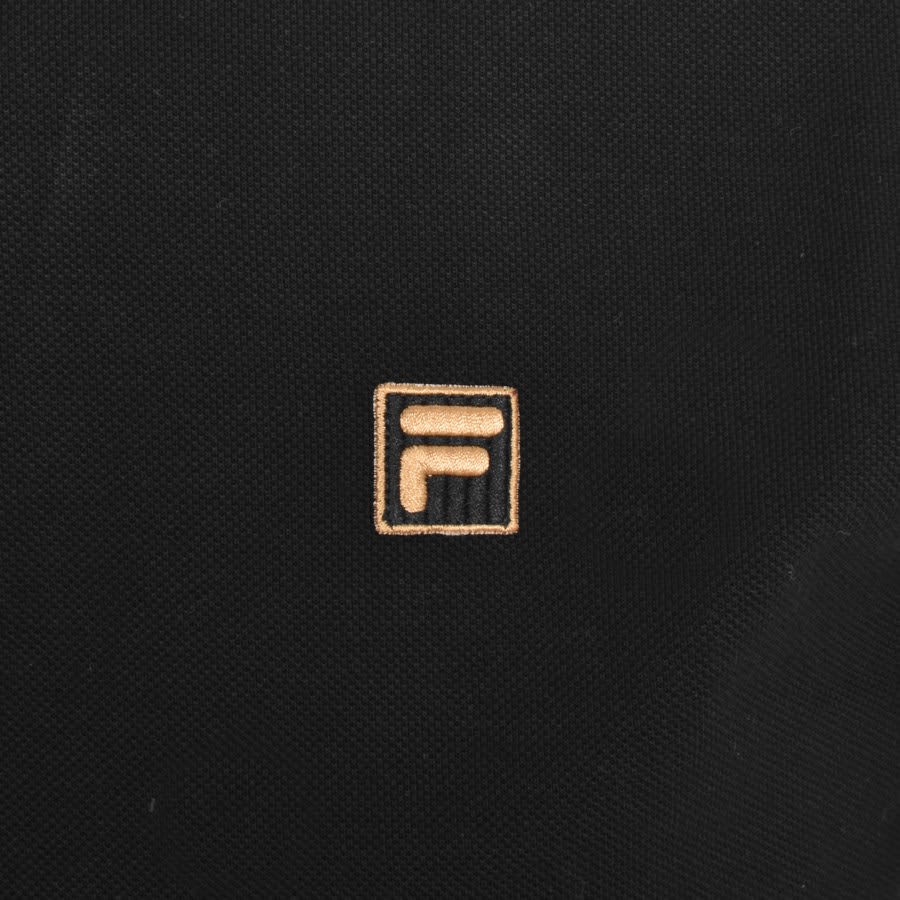 Image number 3 for Fila Vintage Soren Polo T Shirt Black
