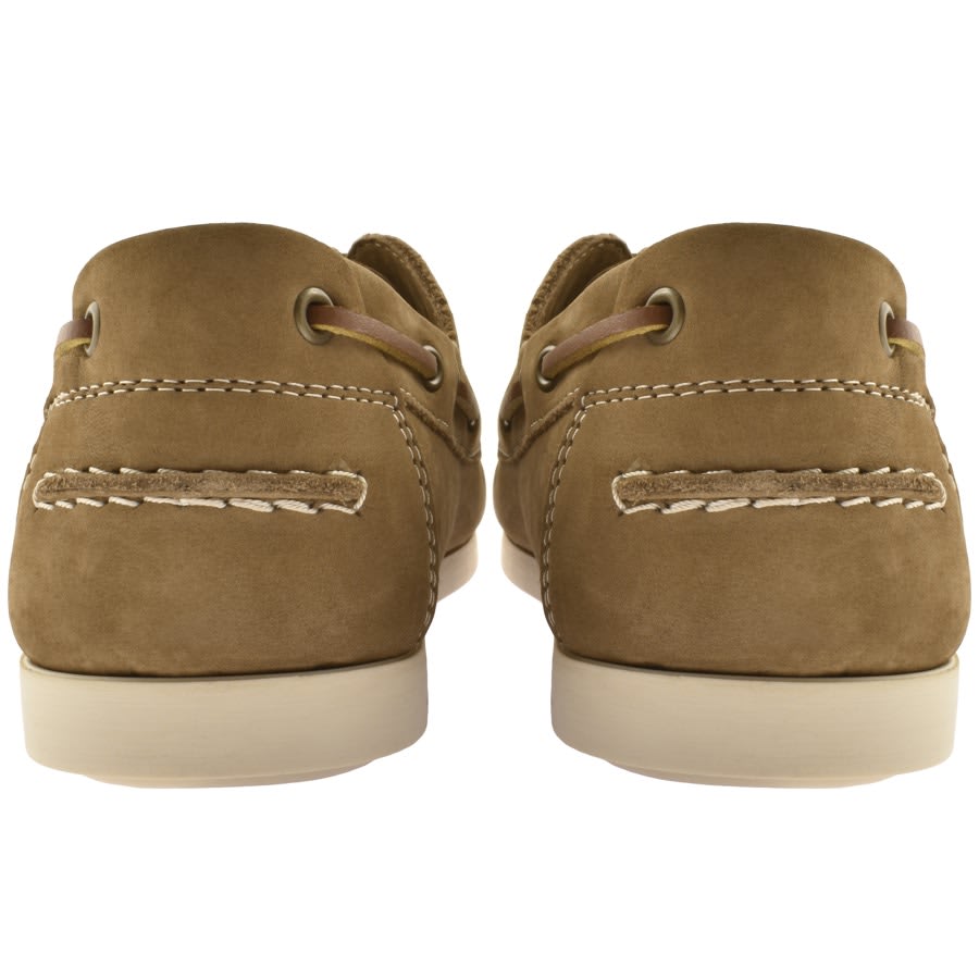 Image number 2 for Barbour Suede Wake Shoes Brown