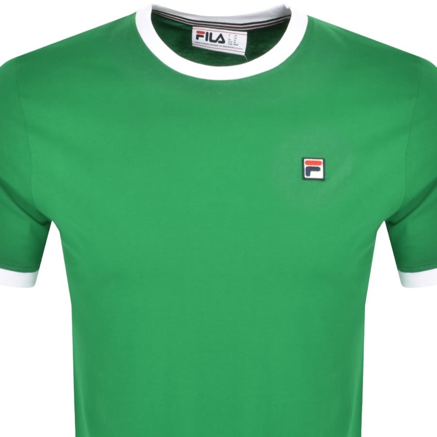 Fila Vintage Marconi Ringer T Shirt Green Mainline Menswear