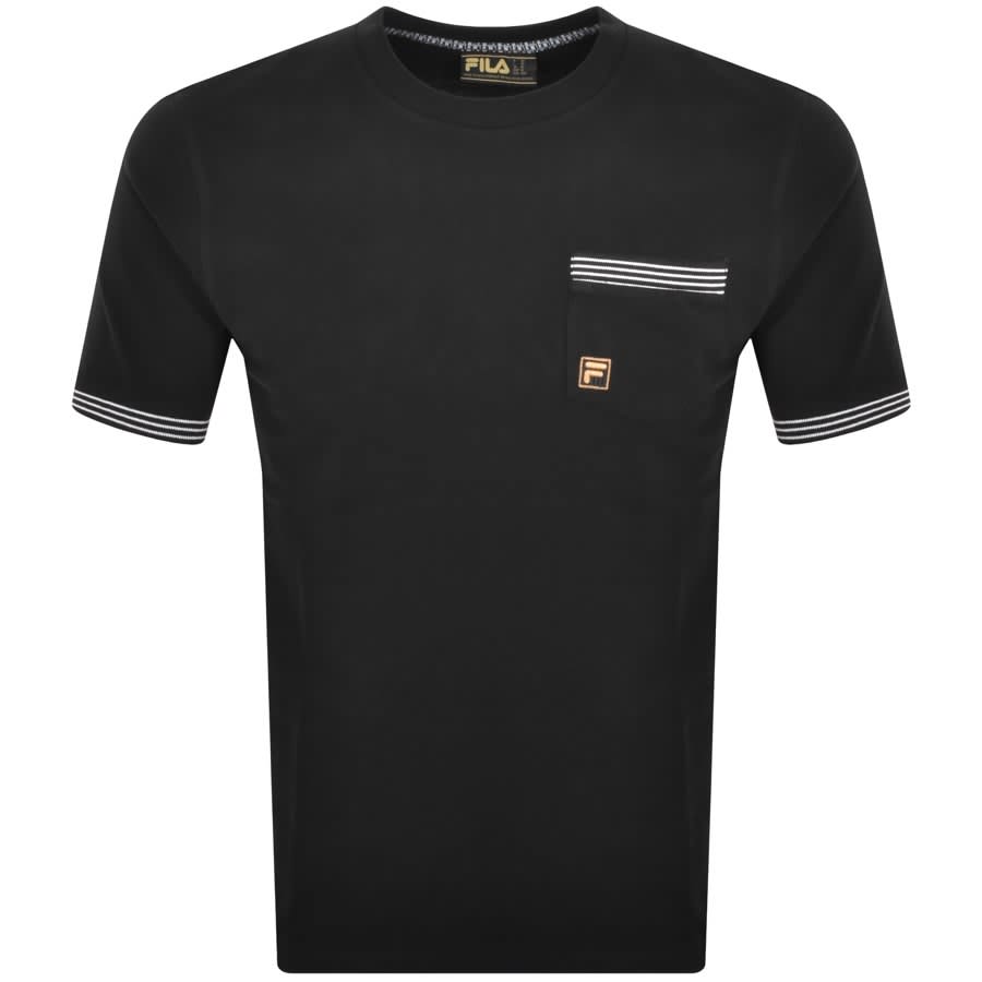 Image number 1 for Fila Vintage Otto T Shirt Black