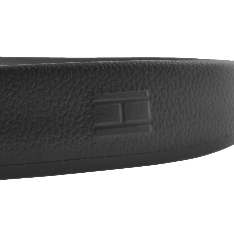 Black tommy hilfiger sliders best sale