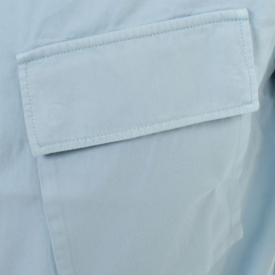 Image number 3 for Belstaff Scale Short Sleeved Shirt Blue