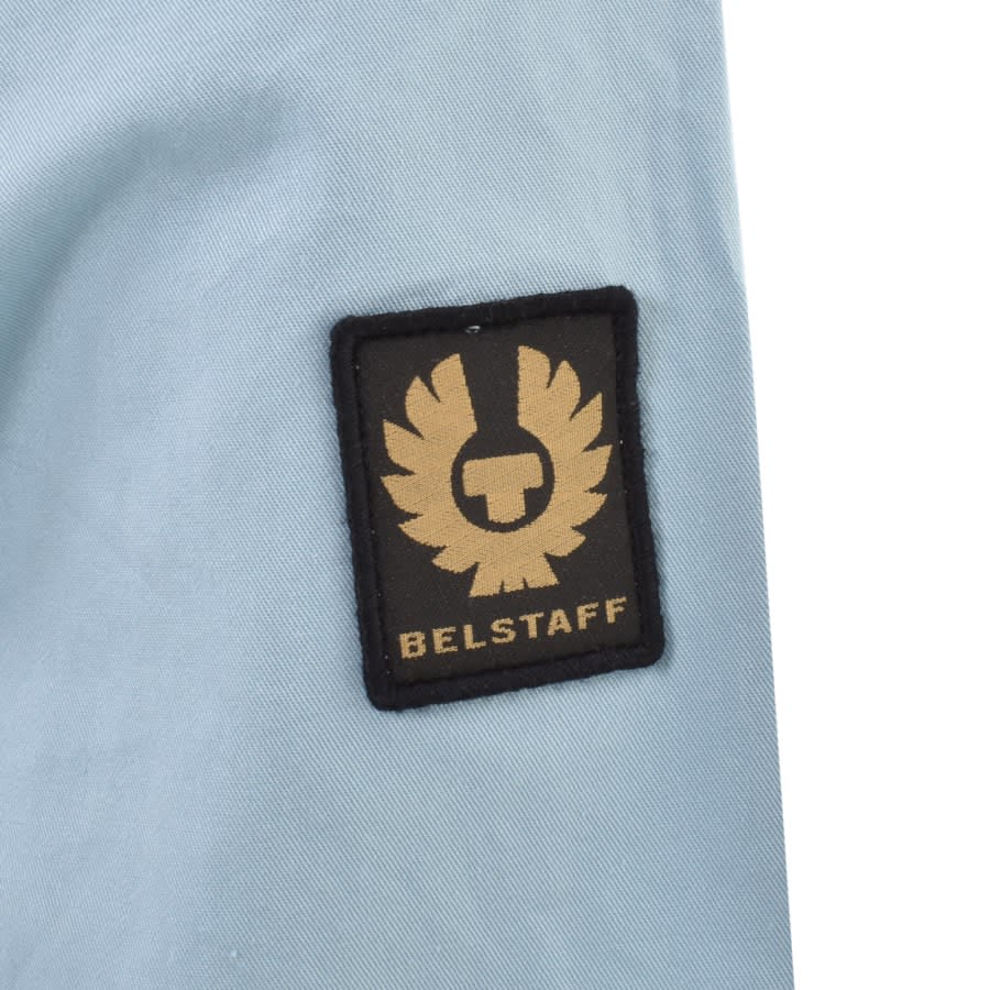 Image number 4 for Belstaff Scale Short Sleeved Shirt Blue