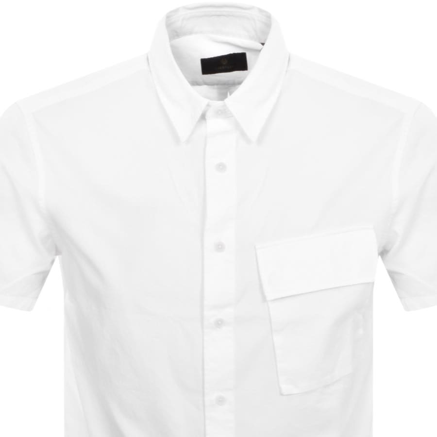 Image number 2 for Belstaff Scale Short Sleeved Shirt White