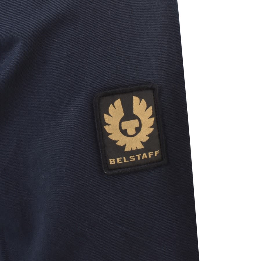 Image number 4 for Belstaff Scale Short Sleeved Shirt Navy