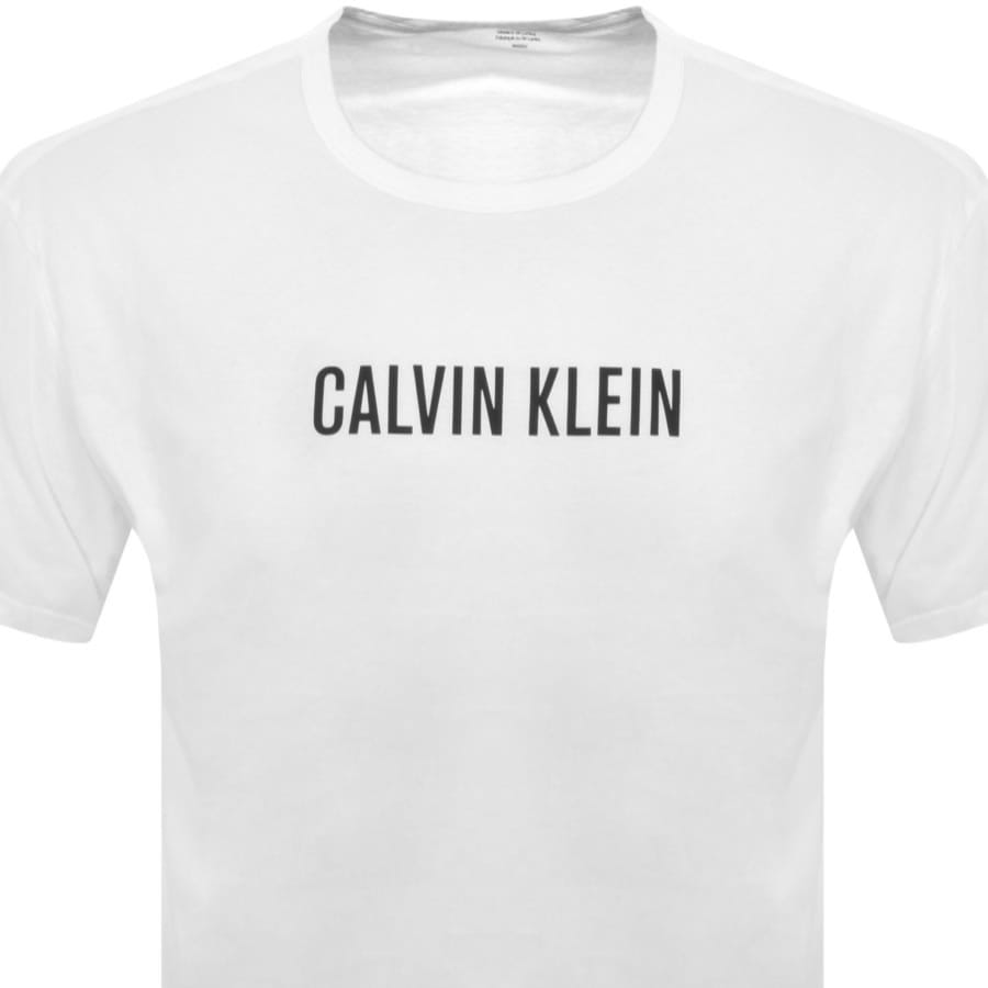 Image number 2 for Calvin Klein Lounge Logo T Shirt White