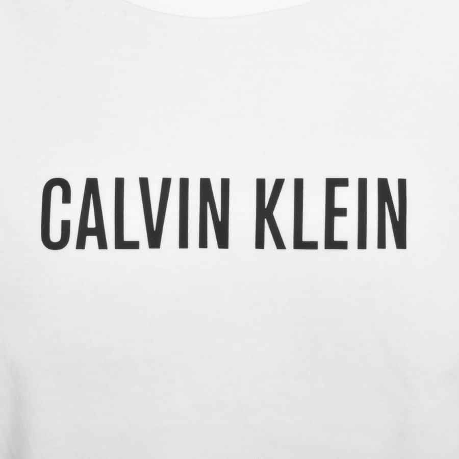 Image number 3 for Calvin Klein Lounge Logo T Shirt White