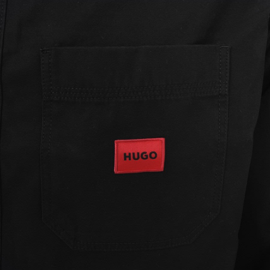 Image number 3 for HUGO Erato Overshirt Jacket Black
