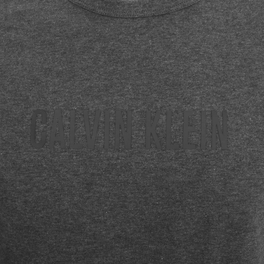 Image number 3 for Calvin Klein Lounge Logo T Shirt Grey