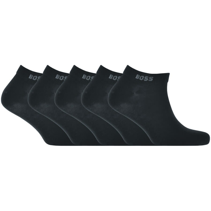 Image number 1 for BOSS 5 Pack Trainer Socks Navy