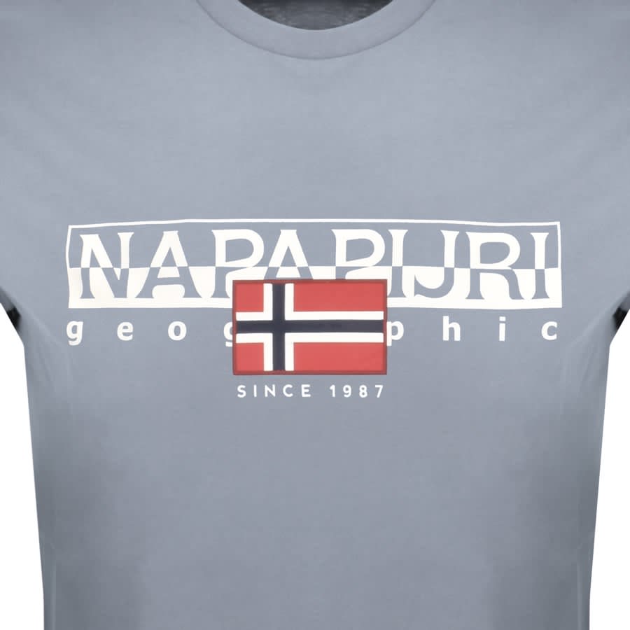 Image number 3 for Napapijri S Aylmer T Shirt Grey