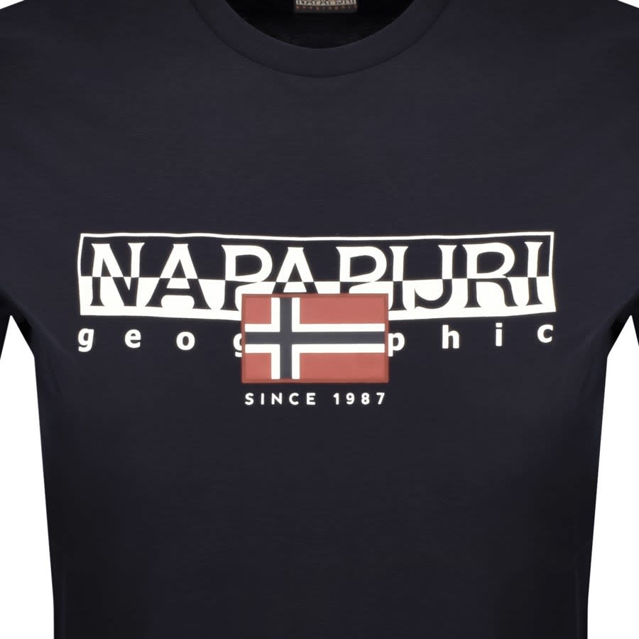 Image number 3 for Napapijri S Aylmer T Shirt Navy