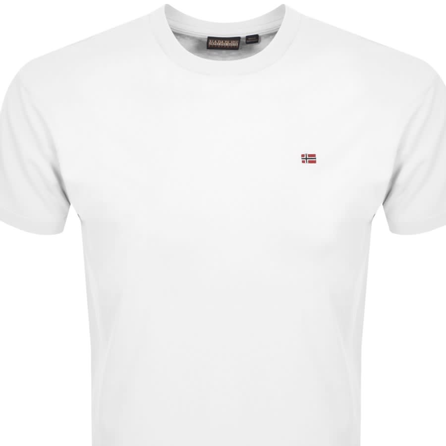Image number 2 for Napapijri Salis Logo T Shirt White