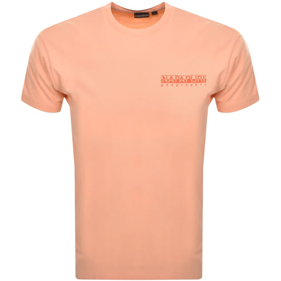 Image number 2 for Napapijri S Gouin T Shirt Orange