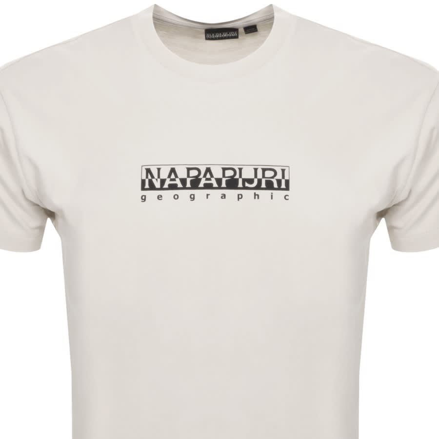 Image number 2 for Napapijri S Box Short Sleeve T Shirt White