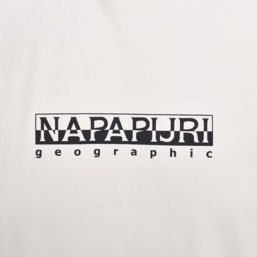 Image number 3 for Napapijri S Box Short Sleeve T Shirt White