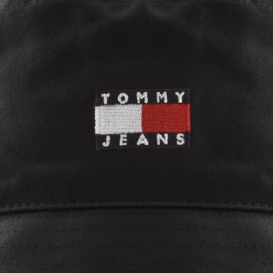 Image number 4 for Tommy Jeans Flag Bucket Hat Black