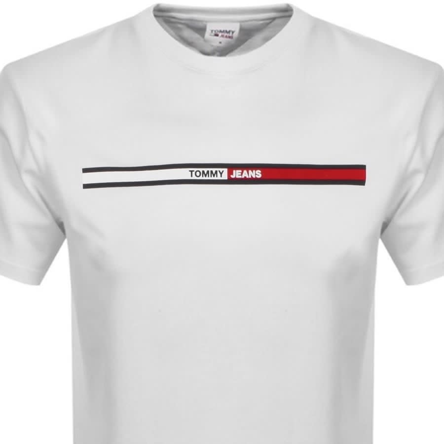 Image number 2 for Tommy Jeans Essential Logo T Shirt White
