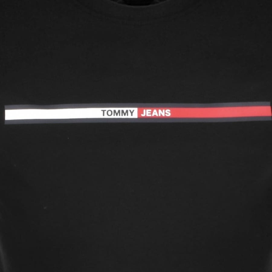 Image number 3 for Tommy Jeans Essential Logo T Shirt Black