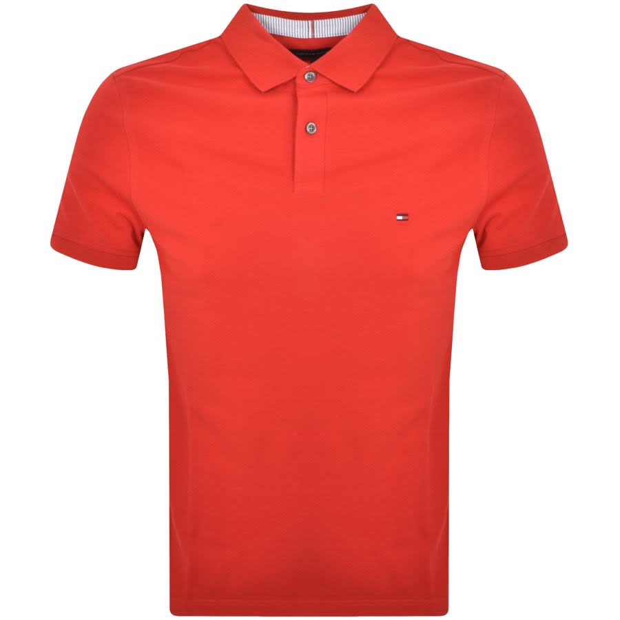 Image number 1 for Tommy Hilfiger Regular Fit 1985 Polo T Shirt Red