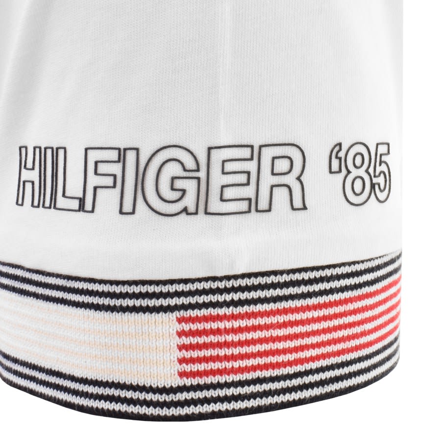Image number 4 for Tommy Hilfiger Flag Cuff T Shirt White