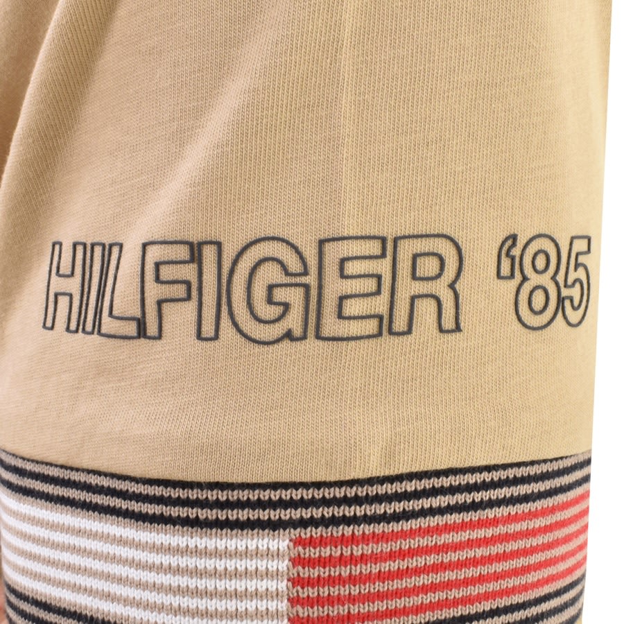 Image number 4 for Tommy Hilfiger Flag Cuff T Shirt Khaki