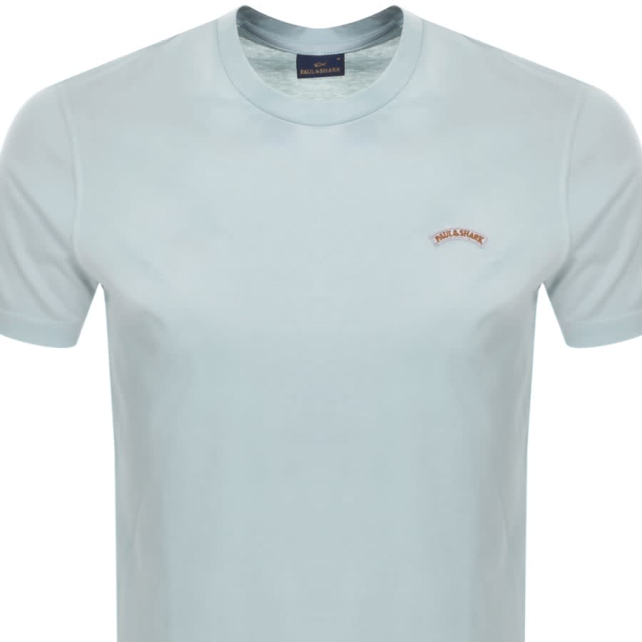 Image number 2 for Paul And Shark Short Sleeved Logo T Shirt Blue