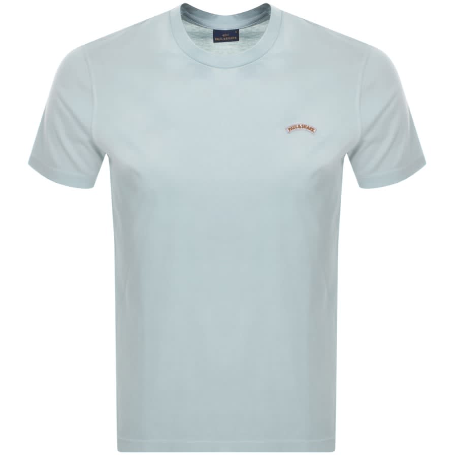 Image number 1 for Paul And Shark Short Sleeved Logo T Shirt Blue