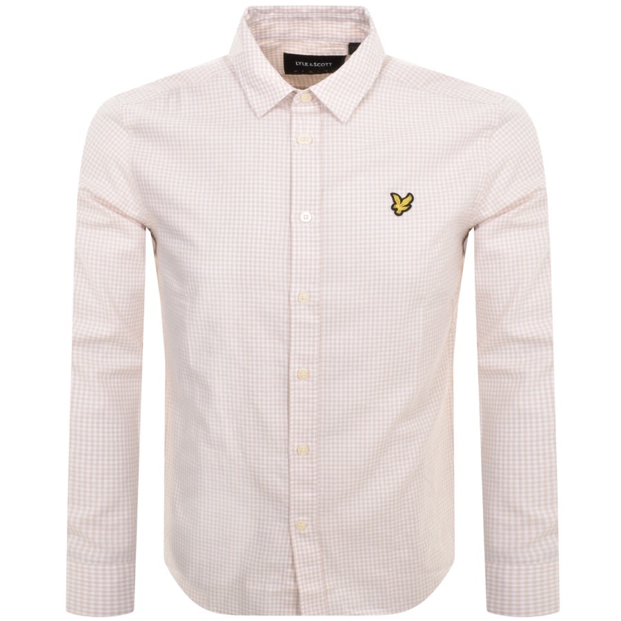 Image number 1 for Lyle And Scott Sheperd Check Shirt White
