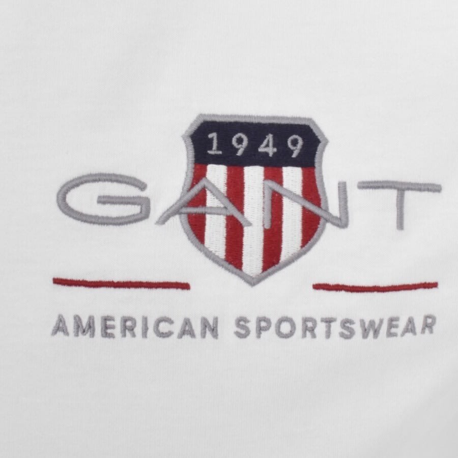 Image number 3 for Gant Original Archive Crest T Shirt White