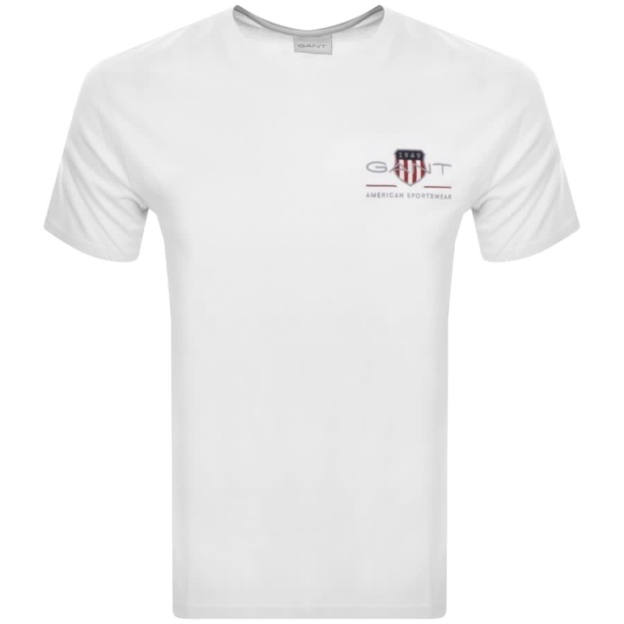 Image number 1 for Gant Original Archive Crest T Shirt White