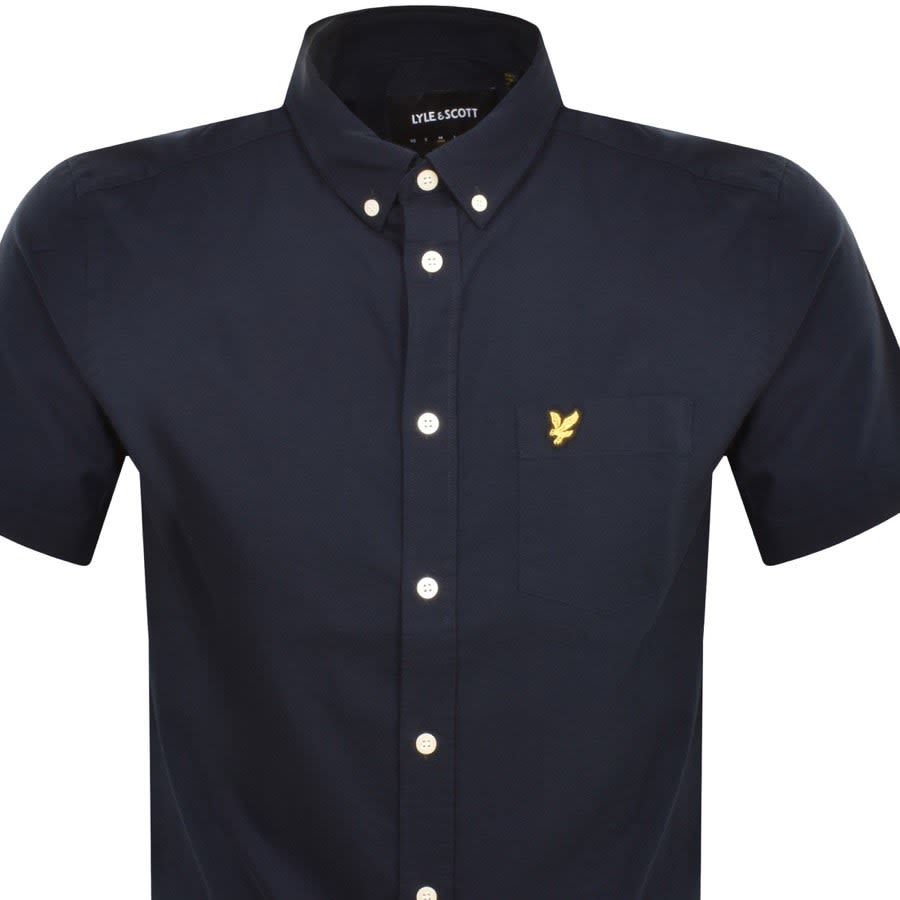 Image number 2 for Lyle And Scott Short Sleeve Shirt Navy