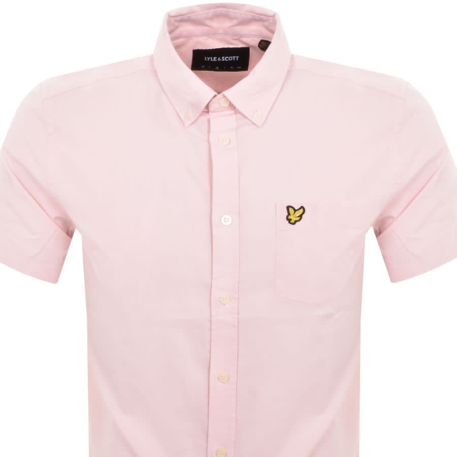 Image number 2 for Lyle And Scott Short Sleeve Shirt Pink