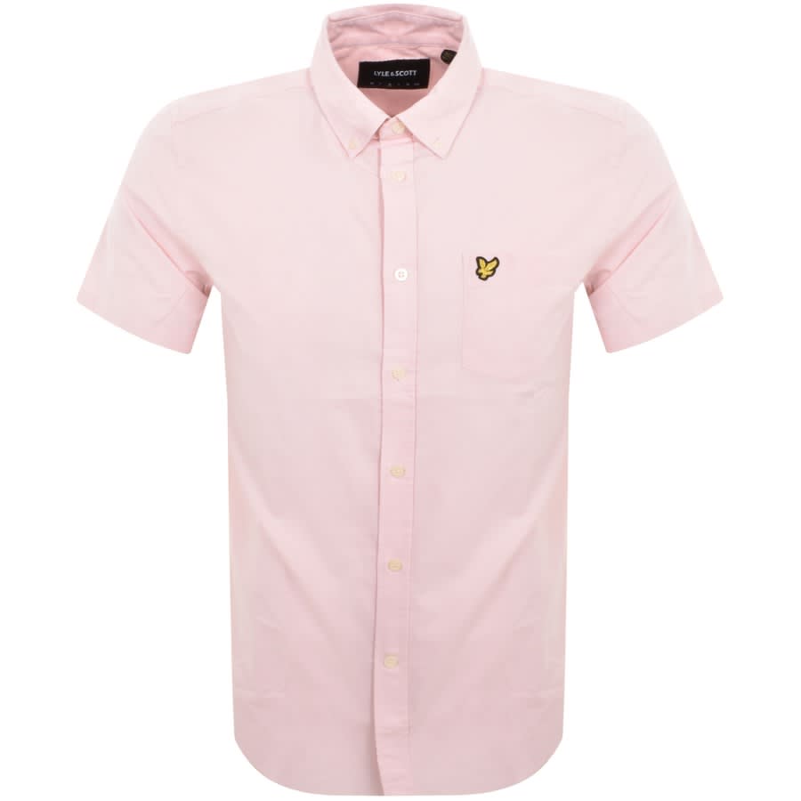Image number 1 for Lyle And Scott Short Sleeve Shirt Pink