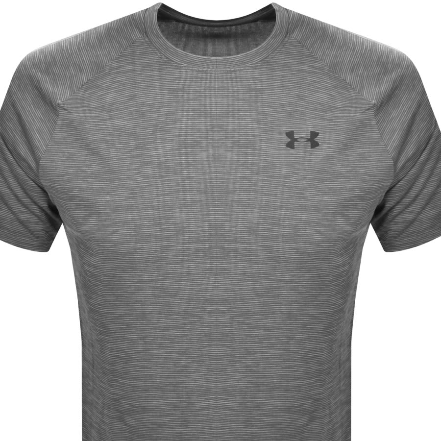 Image number 2 for Under Armour Tech Textured T Shirt Grey