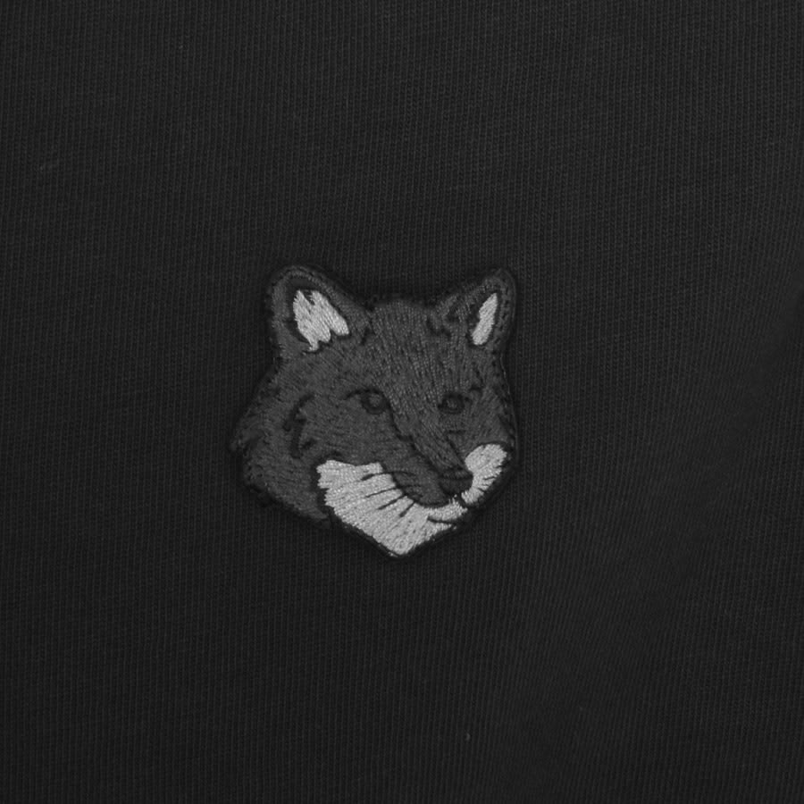 Image number 3 for Maison Kitsune Fox Head T Shirt Black