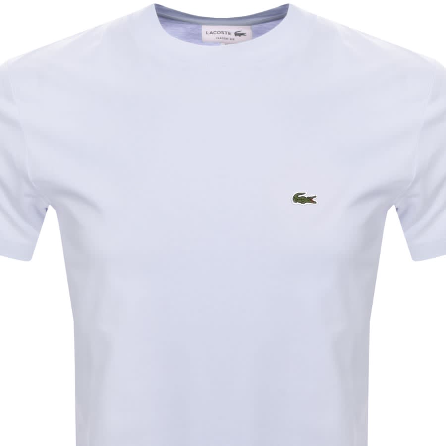 Image number 2 for Lacoste Crew Neck T Shirt Blue