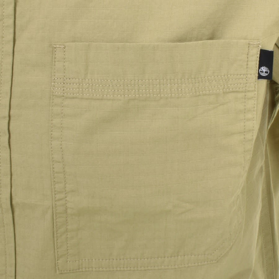 Image number 3 for Timberland Ripstop Short Sleeve Shirt Green