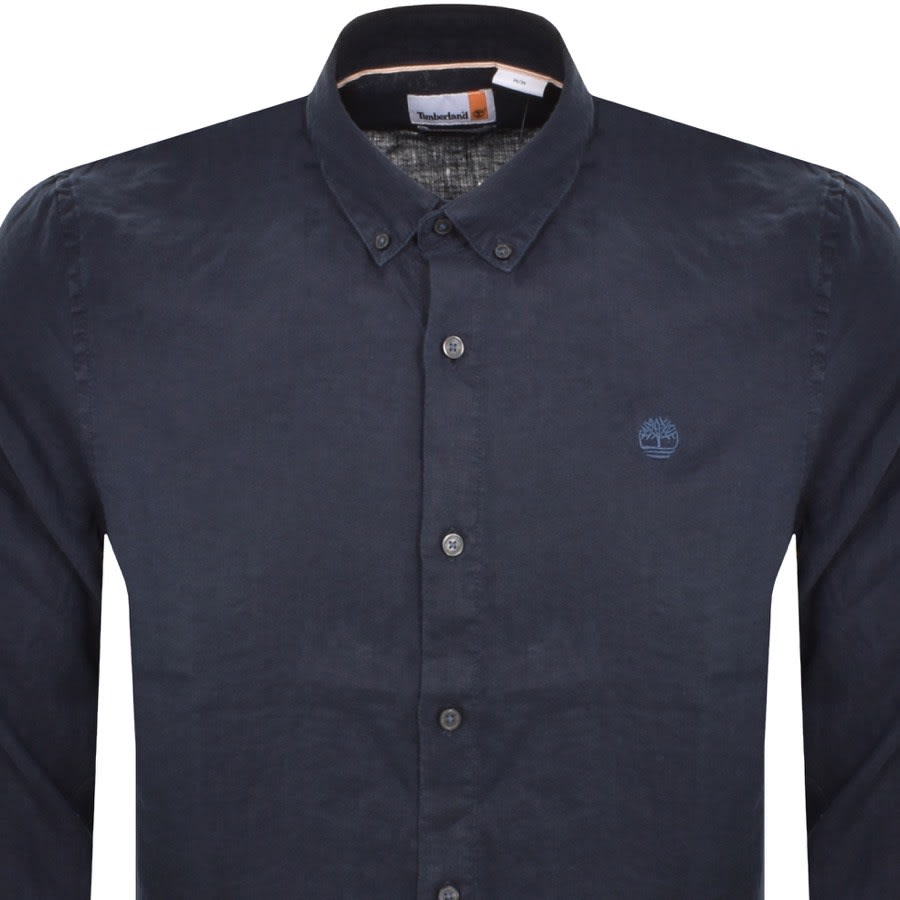 Image number 2 for Timberland Mill Brook Linen Shirt Navy