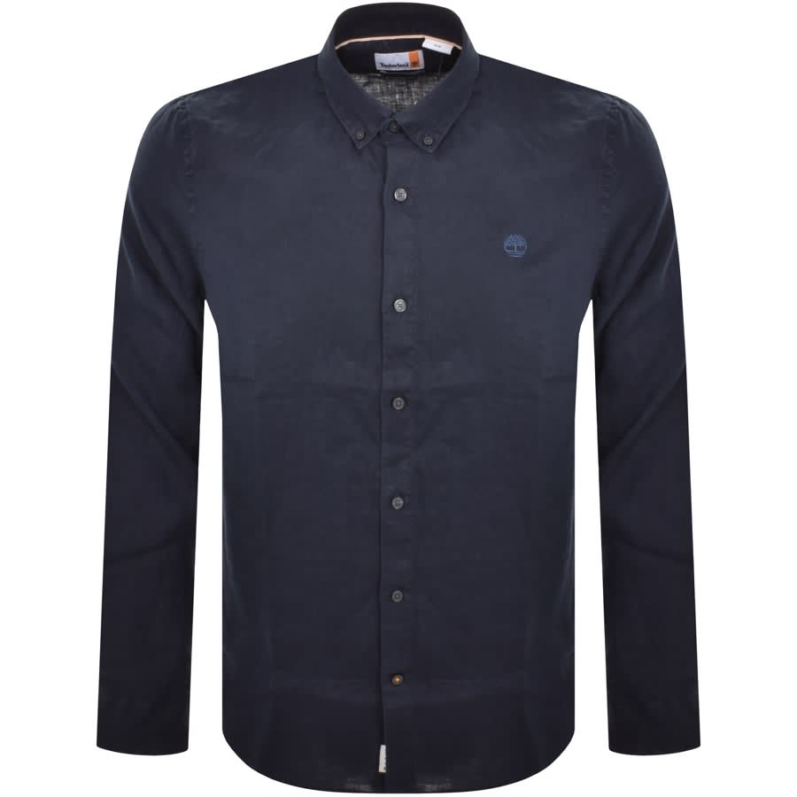 Image number 1 for Timberland Mill Brook Linen Shirt Navy