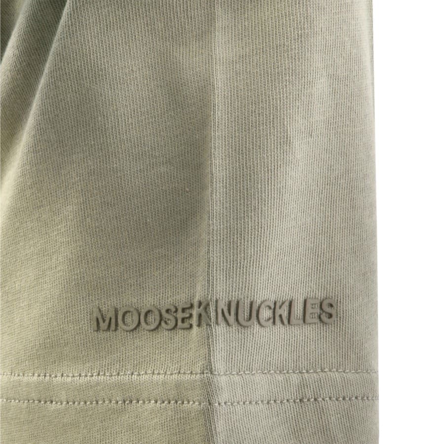 Mens Moose Knuckles green Classic Logo T-Shirt